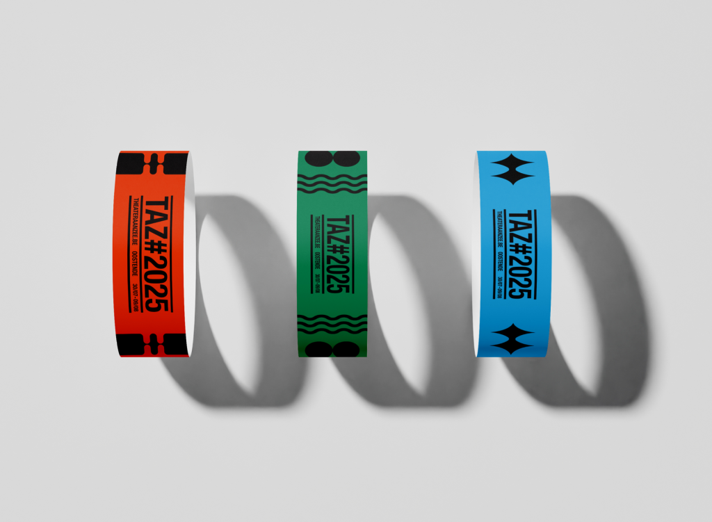 Mockup van bandjes TAZ voor het portfolio (leeftijdsgebonden)